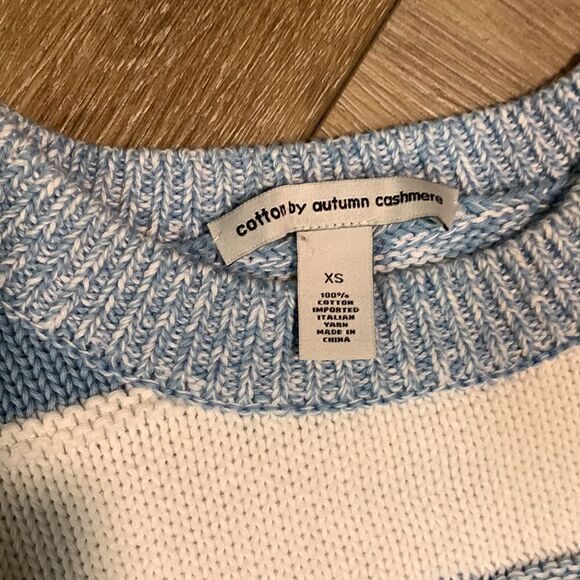 Cotton by Autumn Cashmere bubble sleeve Sweater - Picture 3 of 6